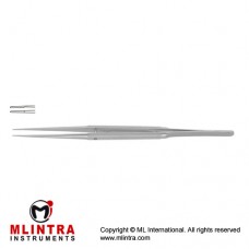 Diam-n-Dust™ Micro Dressing Forcep Straight Stainless Steel, 18 cm - 7" Tip Size 6.0 x 0.4 mm